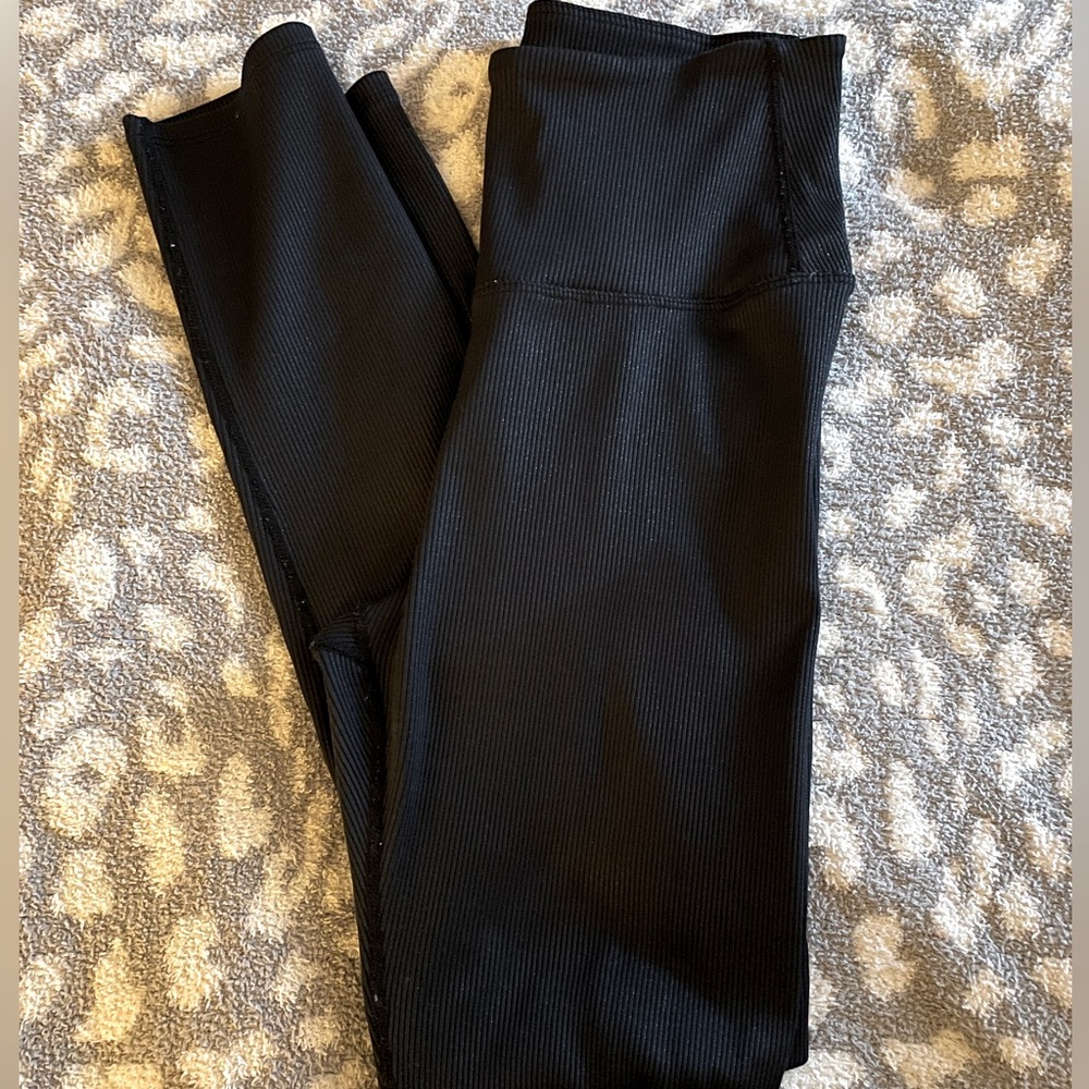 CARBON 38 RIBBED LEGGINGS